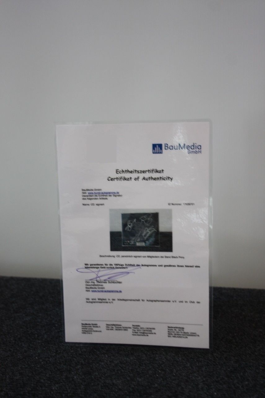 CD, Black Pony signed, take off, music, autograph, charts, song, singing, band