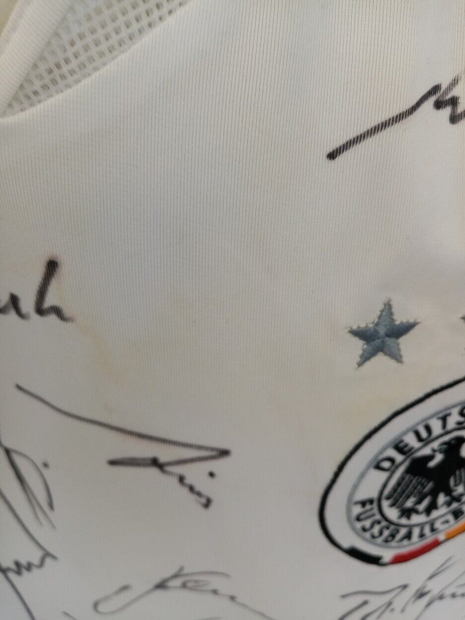 Germany jersey em 2004 team signed COA autograph football DFB adidas XL