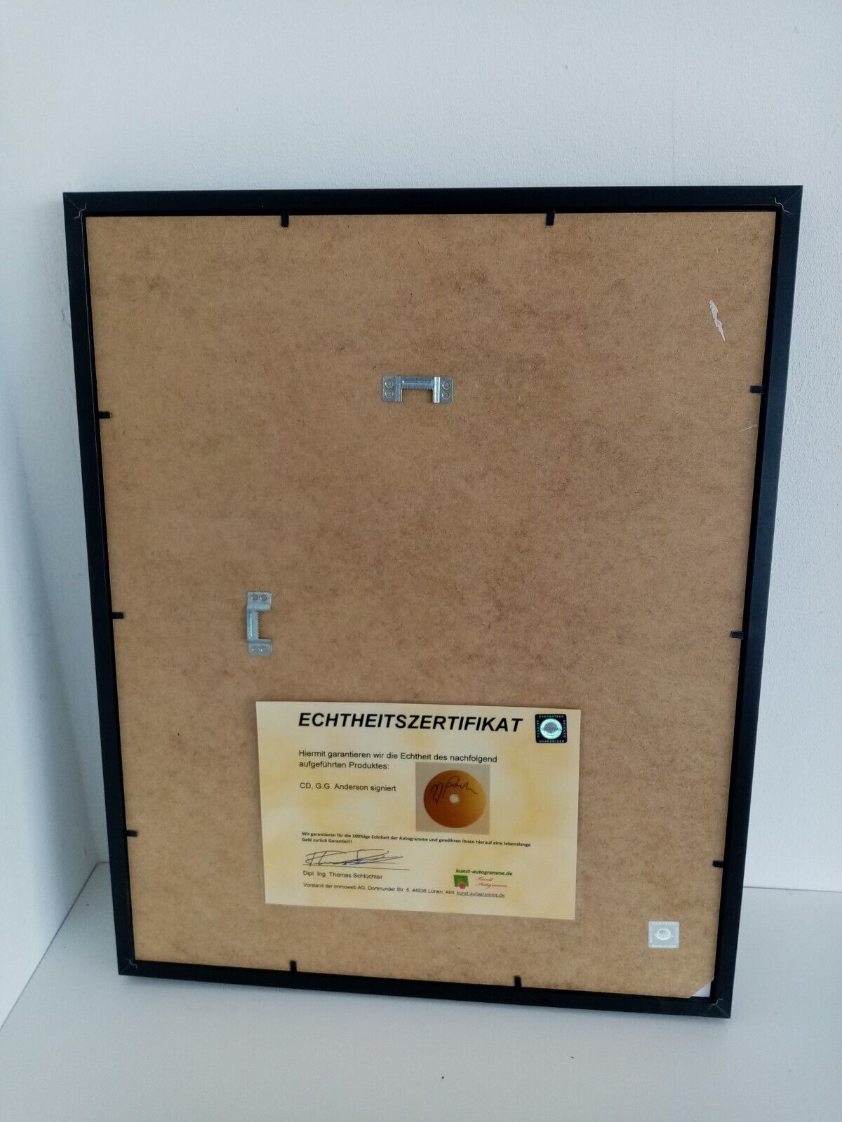 CD / Rohling G. G. Anderson signed + album as part of autograph music Schlager