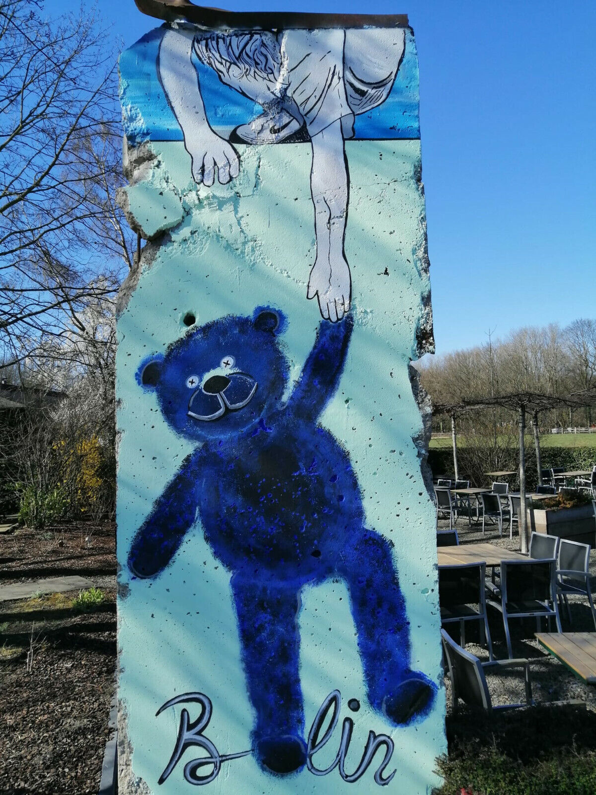 Mino Art Painted Berlin Mauer - Real Wall Element segment