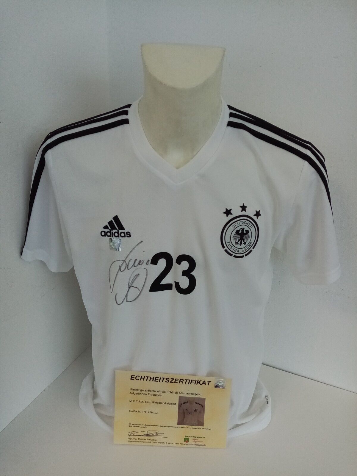 Germany jersey Timo Hildebrand signed DFB signature adidas autograph m