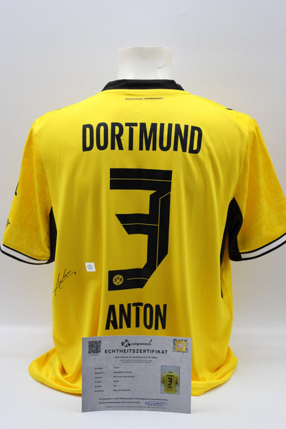 Borussia Dortmund Trikot Waldemar Anton signiert Autogramm zertifiziert XL