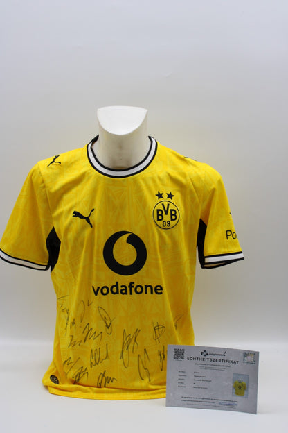 Borussia Dortmund 2026/2027 Trikot Teamsigniert Autogramm zertifiziert M
