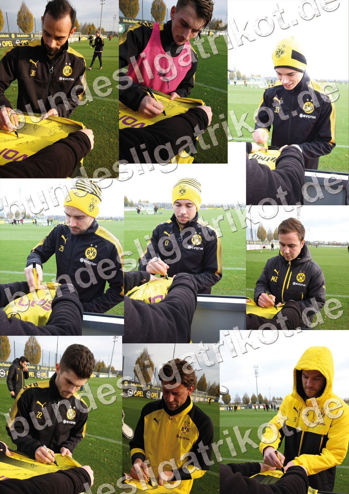 BVB jersey 03/04 team signed Borussia Dortmund Autogram Signature GOOOL L