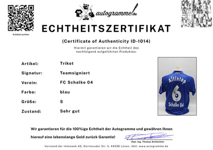 FC Schalke 04 2005/2006 Trikot Teamsigniert Autogramm zertifiziert S
