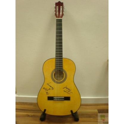 Concert guitar signed by Fanel Cornelius the Voice of Germany, autograph, new