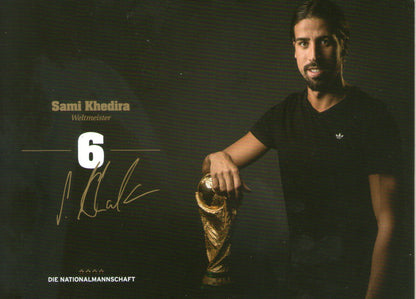 Limited, limited edition DFB autograph card! Sami Khedira !! Rare !!, gold