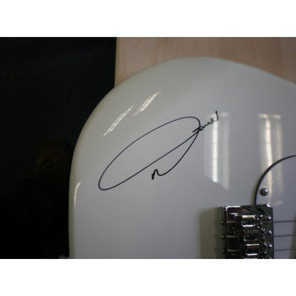 E-guitar, guitar signed by Michael Wendler