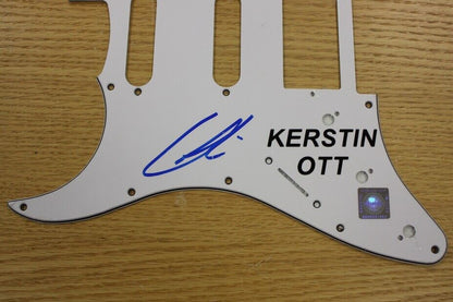 Guitar plate Kerstin Ott signs music singer charts collect autograph new