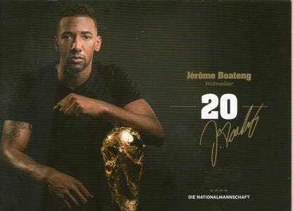 Limited, limited edition DFB autograph card! Jerome Boateng !! Rare !!, gold