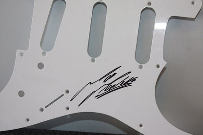Guitar plate, Max Mutzke signed, collect autograph music charts, new guitar