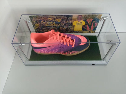 Football shoe paco alcacer signed lighting football spain la league shoe new