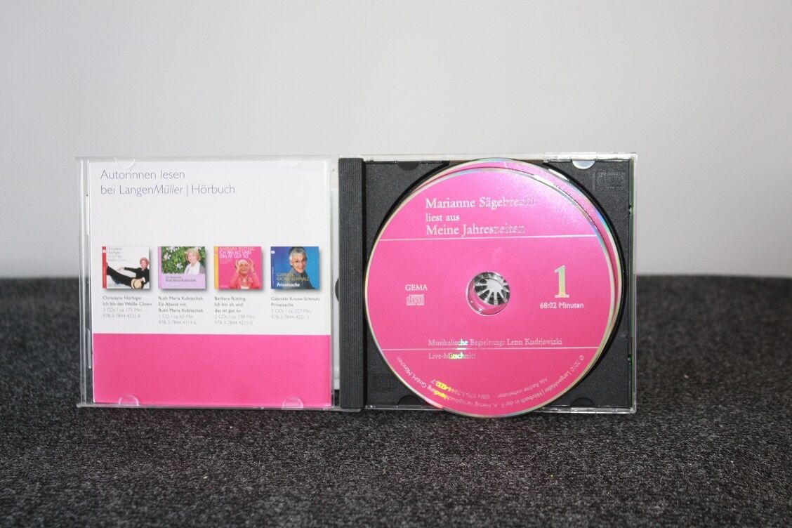 CD, Marianne Sägebrecht signiert, Meine Jahreszeiten, Autogramm, Film, Fernsehen