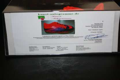 Football shoe Paco Alcacer signed Villarreal Spain La Liga Football Nike NEW