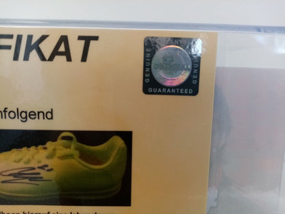 Football shoe Gonzalo Castro signed New autograph football bundesliga Nike Coa