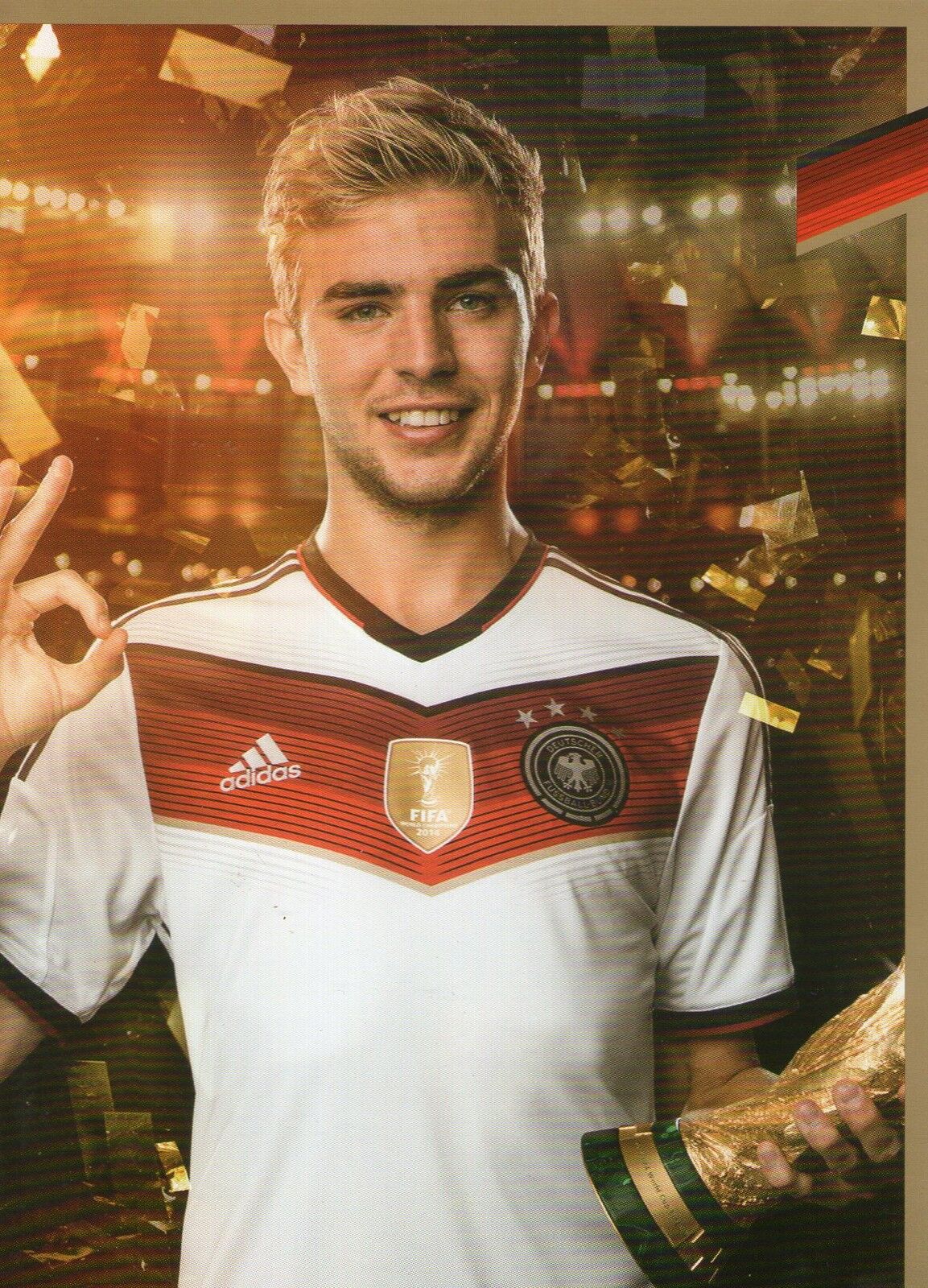 Limited, limited edition DFB autograph card! Christoph Kramer !! Rare !!, gold