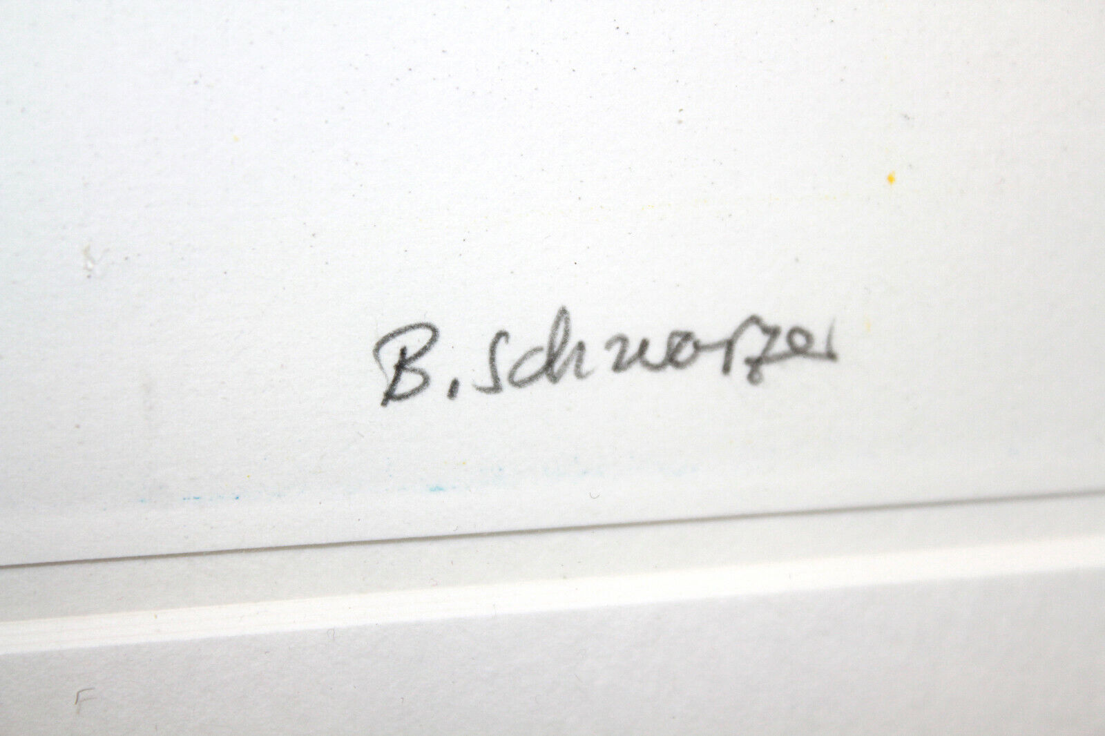 Bernd Schwarzer handgefertigtes Original Nr.56 von 100, hochwertig gerahmt