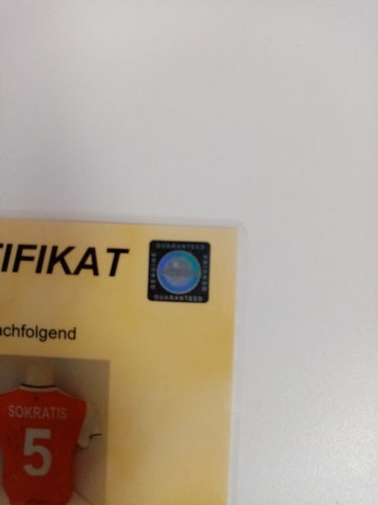 Arsenal London jersey Sokratis Signed football autograph Puma England NEW 176