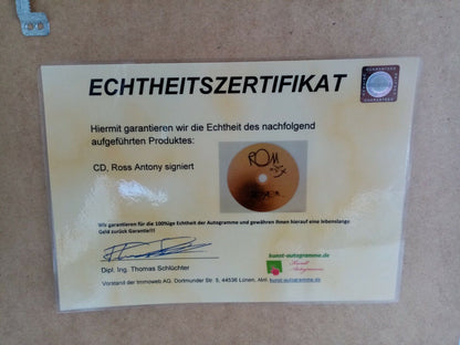 CD / Rohling Ross Antony signed with album as part of autograph music new charts