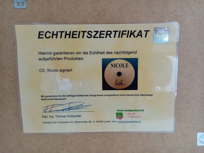 CD / Rohling Nicole signed with album as part of autograph music Schlager new