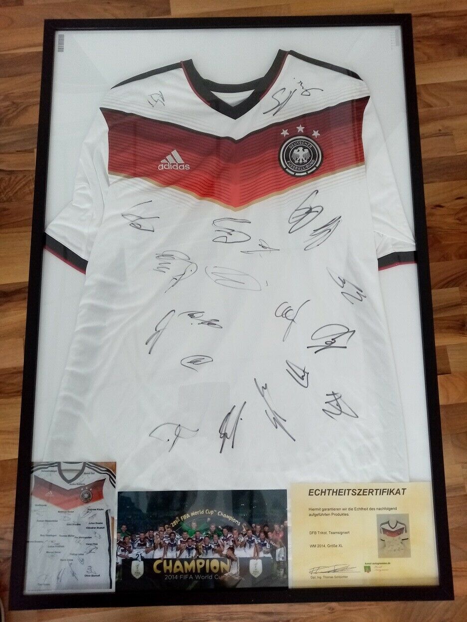 Germany Jersey Julian Weigl signed DFB World Champion Autograph New Adidas M