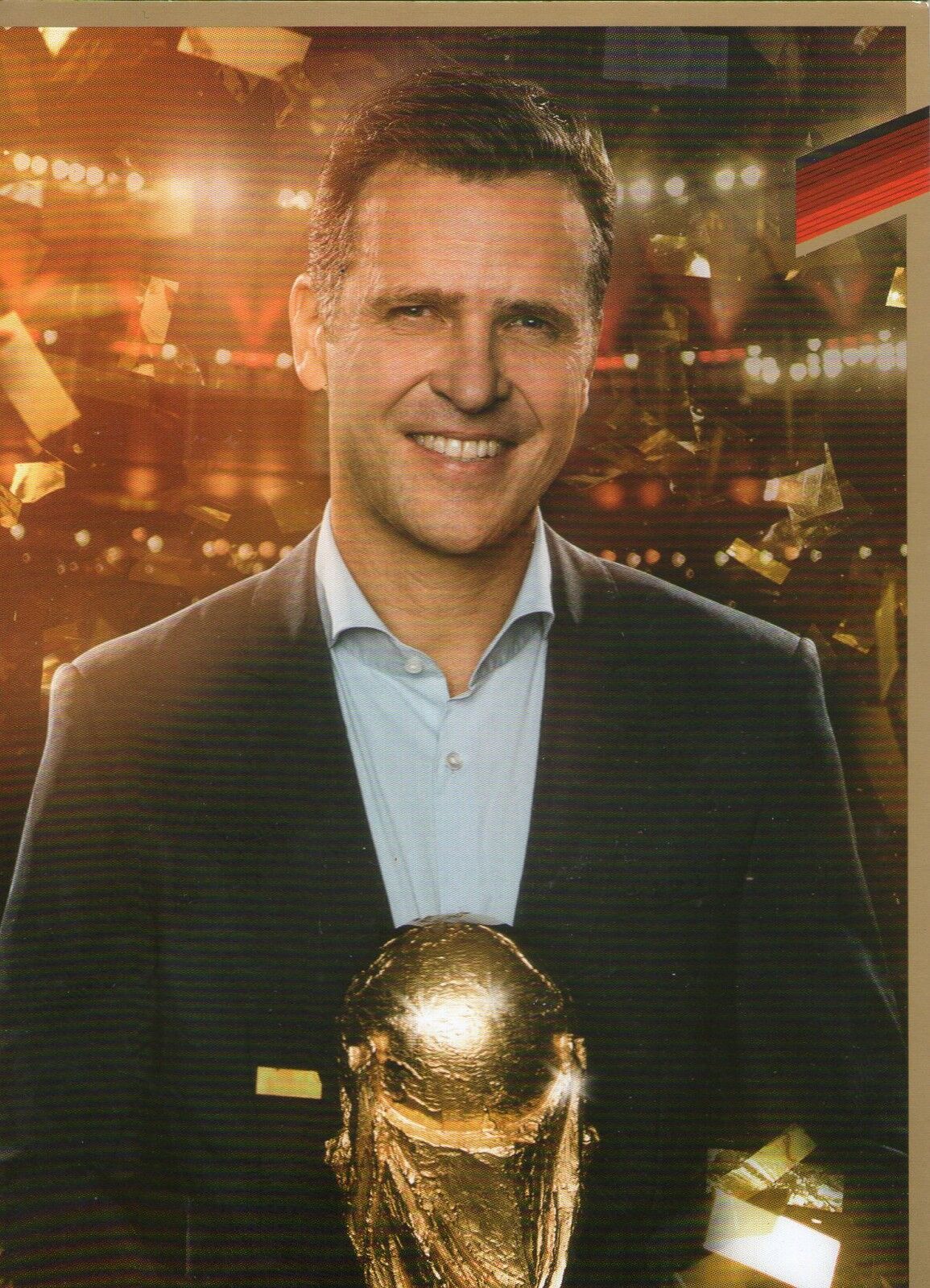 Limited, limited edition DFB autograph card! Oliver Bierhoff !! Rare !!, gold