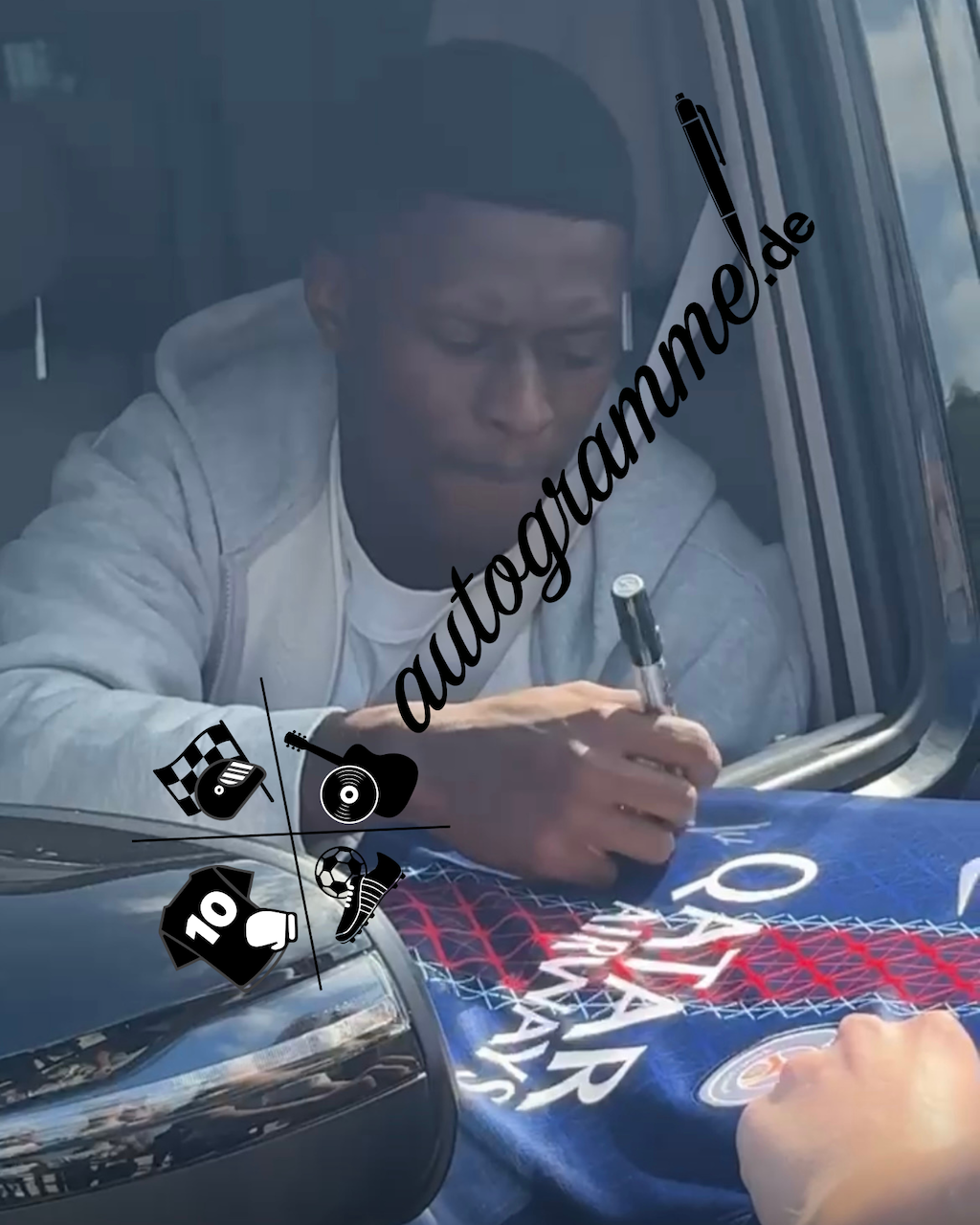 PSG jersey Nuno Mendes signed autograph Nike COA L