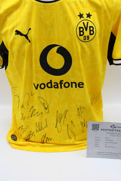 Borussia Dortmund 2026/2027 Trikot Teamsigniert Autogramm zertifiziert M