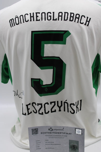 Mönchengladbach 2026/2027 Trikot Jan Leszczynski signiert zertifiziert L