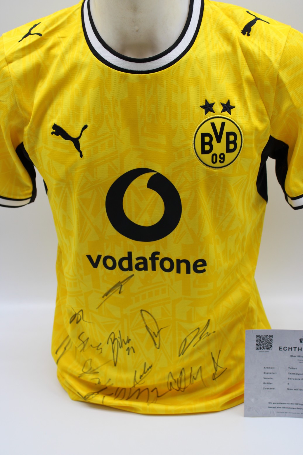 Borussia Dortmund 2026/2027 Trikot Teamsigniert Autogramm zertifiziert S