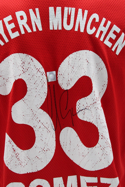 Bayern München Trikot Mario Gomez signiert Autogramm zertifiziert L