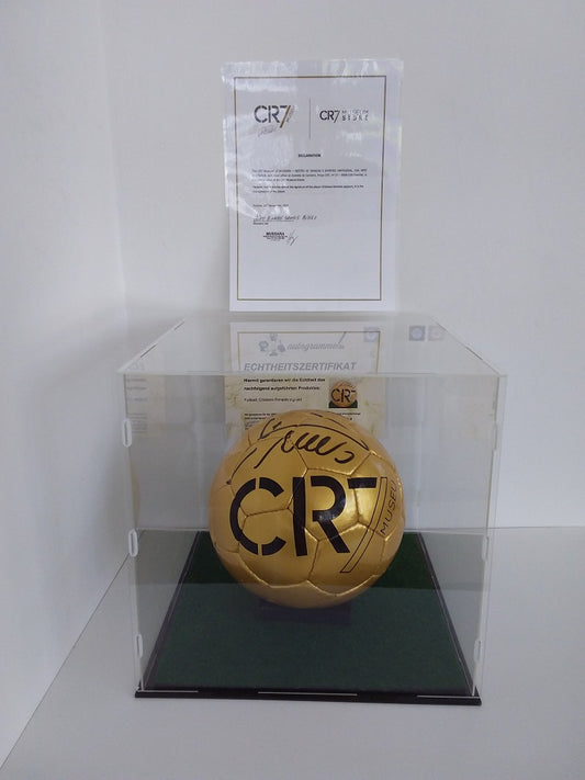 Fußball Cristiano Ronaldo signiert Portugal Fußball Real Madrid Autogramm Ball