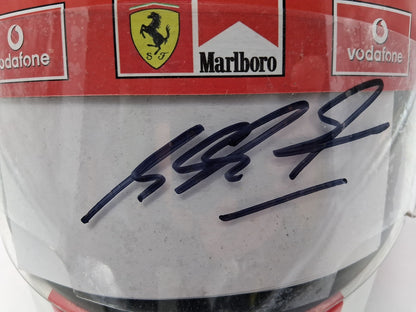 Michael Schumacher Formula 1 Replica Helmet signed in display case Autograph COA 1:1