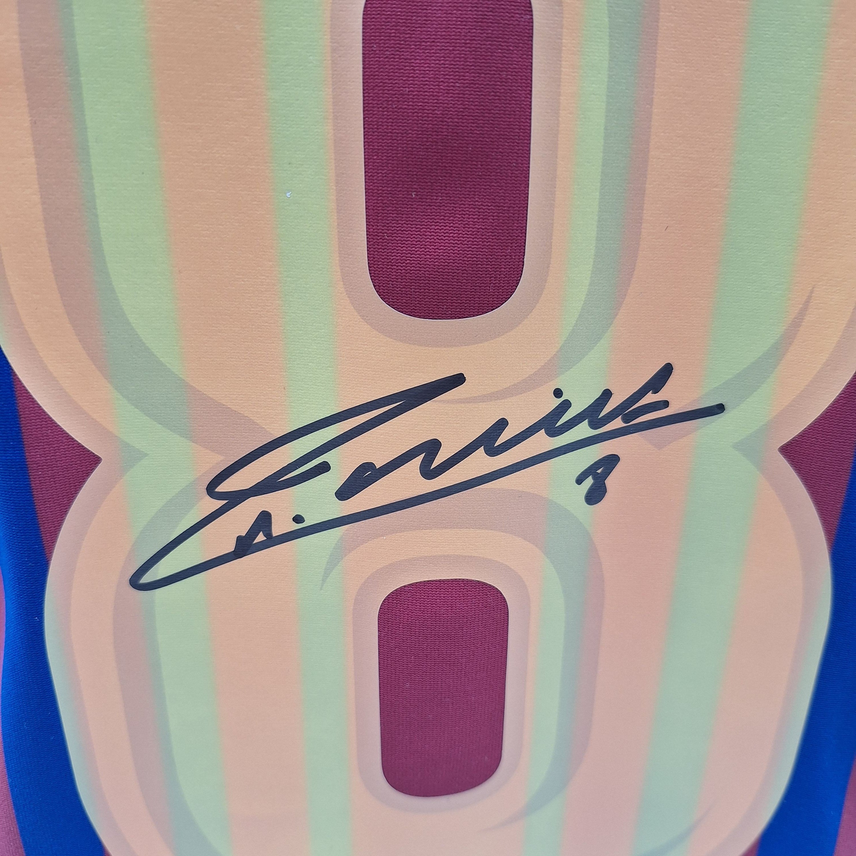 FC Barcelona Trikot Andres Iniesta signiert Autogramm LaLiga Nike COA neu S