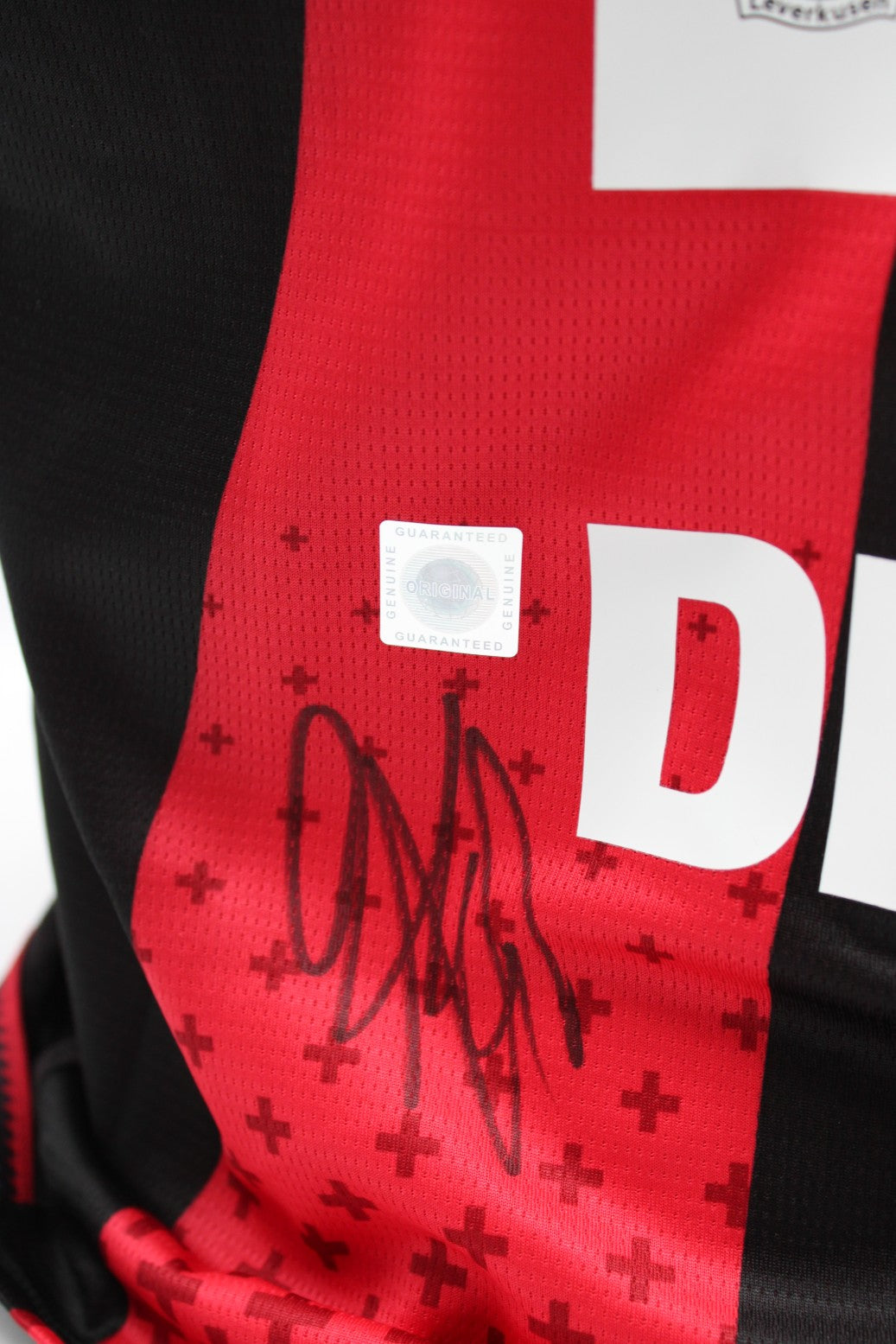Bayer Leverkusen 2026/2027 Trikot Moussa Diaby signiert Autogramm zertifiziert M