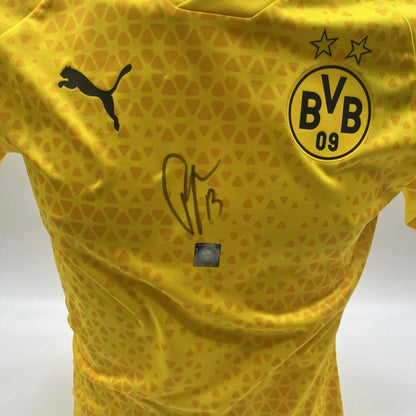 Borussia Dortmund Trainingsshirt Pascal Groß signiert Puma COA  Autogramm S