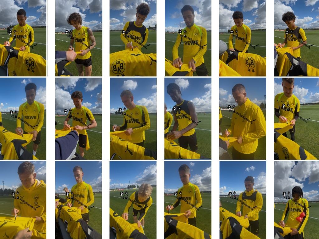 Borussia Dortmund 2026/2027 Trikot Teamsigniert Autogramm zertifiziert S
