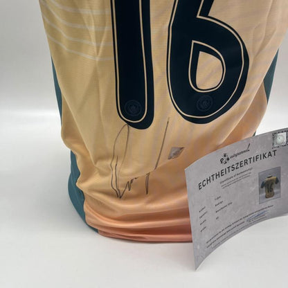 Manchester City Trikot Rodri signiert Autogramm Puma COA neu XS
