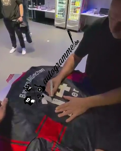Bayern München Trikot Mario Basler signiert Autogramme Adidas Proof FCB M