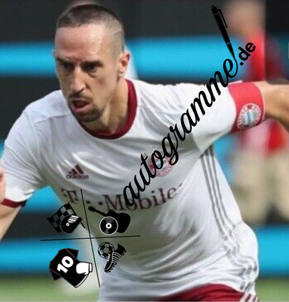 Match-worn captain's armband worn by Franck Ribery at Bayern Munich