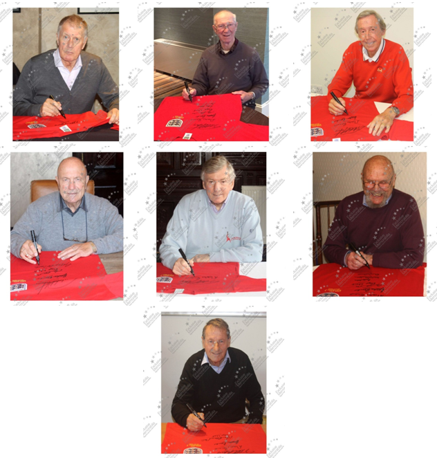 England replica jersey World Cup 1966 9x signed autograph football coa wembley l / xl