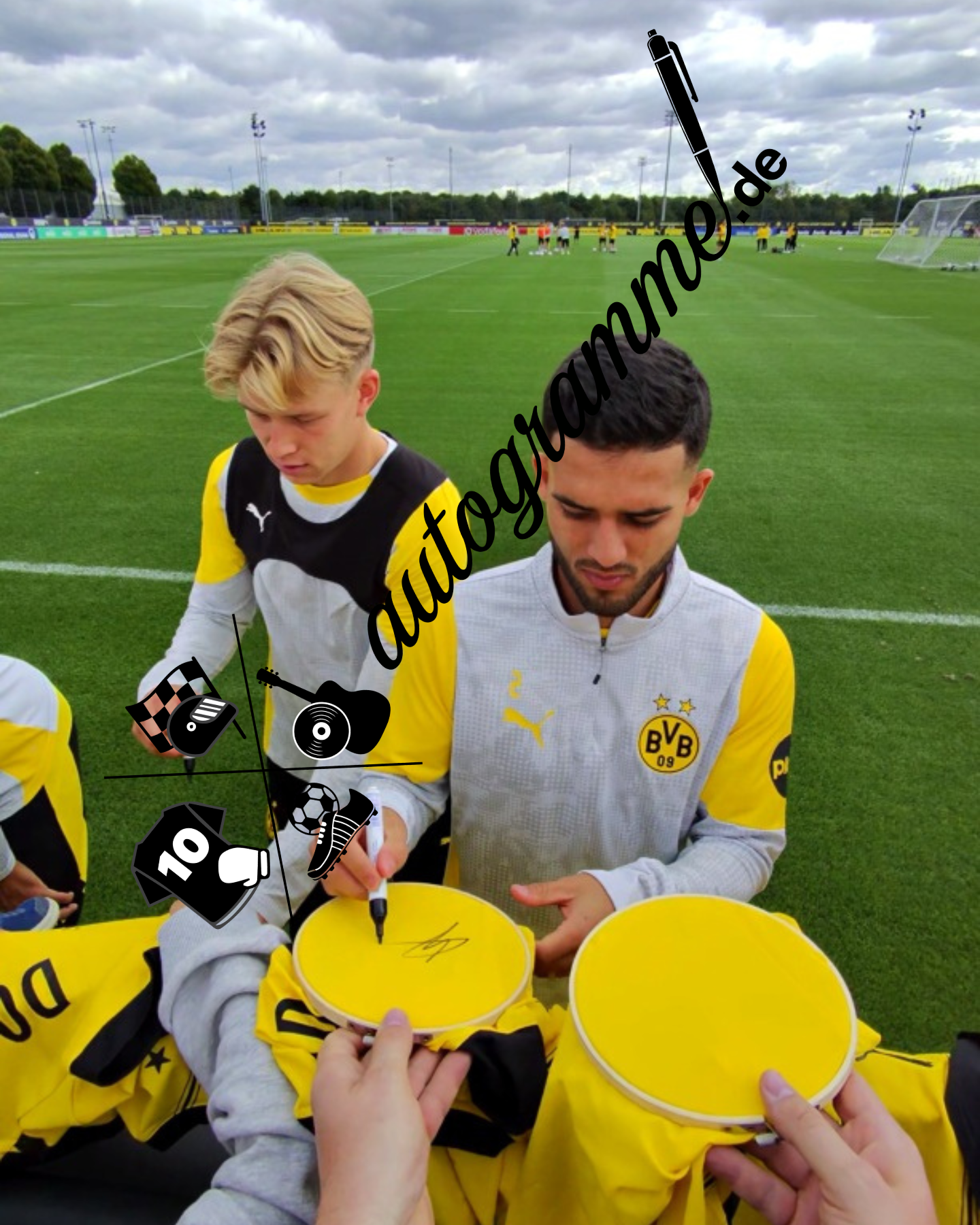 Borussia Dortmund Authentic Jersey Yan Couto Signed BVB New Puma M