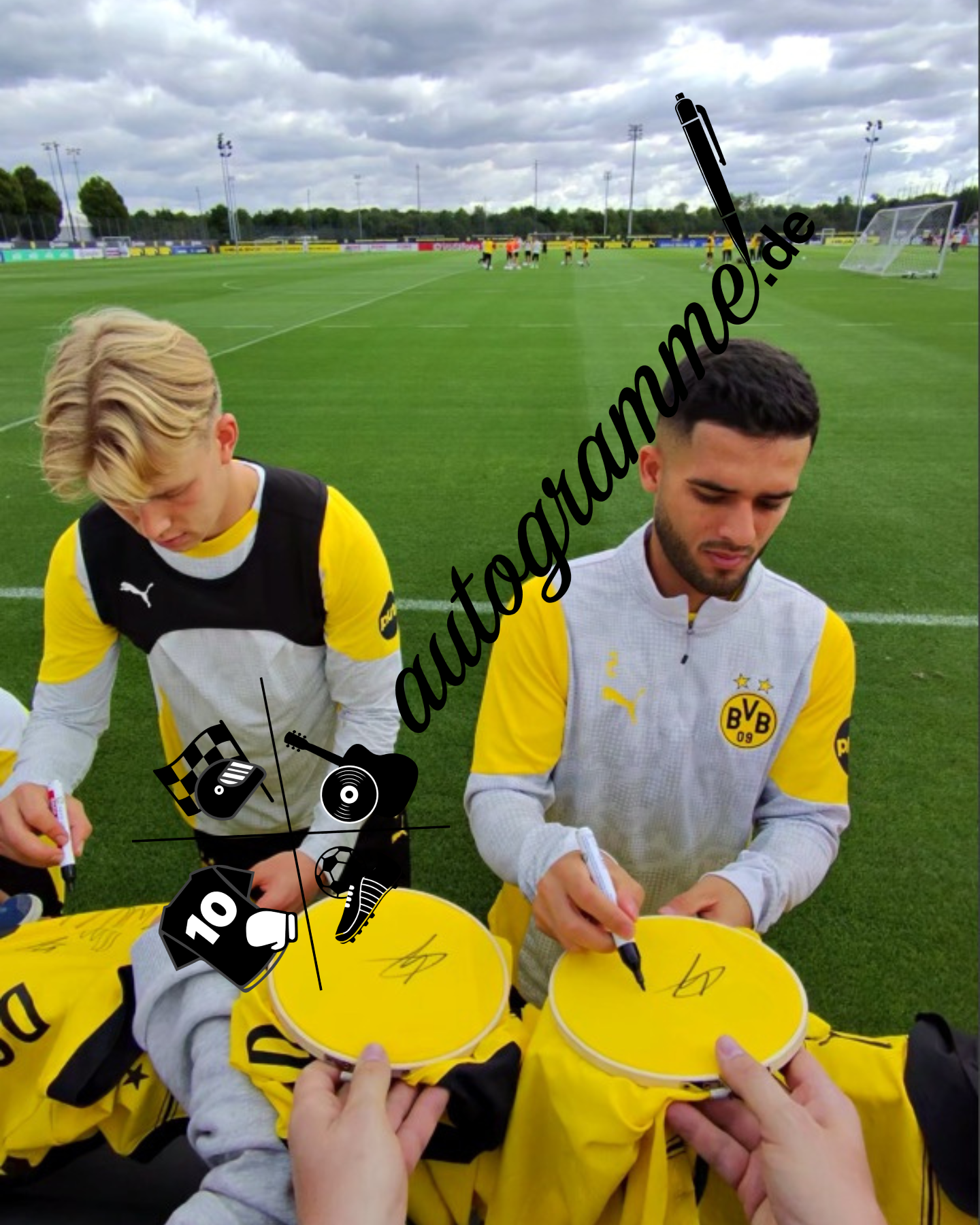 Borussia Dortmund Authentic Jersey Yan Couto Signed BVB Puma M