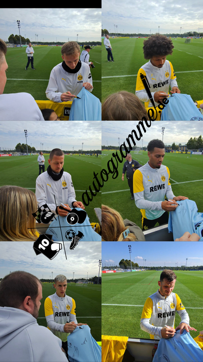 DFB jersey 2025 signed by BVB players autograph Adidas COA XL