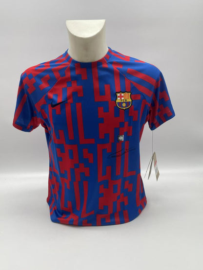 FC Barcelona Women Shirt Gavi Signed Laliga Coa Nike Barca Neu L