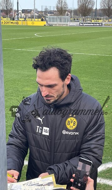 DFB training jacket Mats Hummels signed Germany BVB Dortmund COA jacket XS