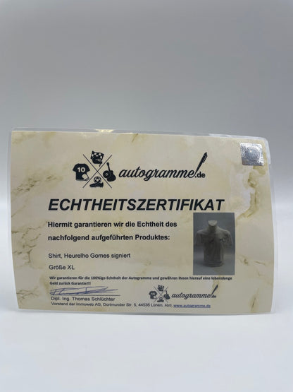 Shirt Heurelho Gomes signed autograph football new XL