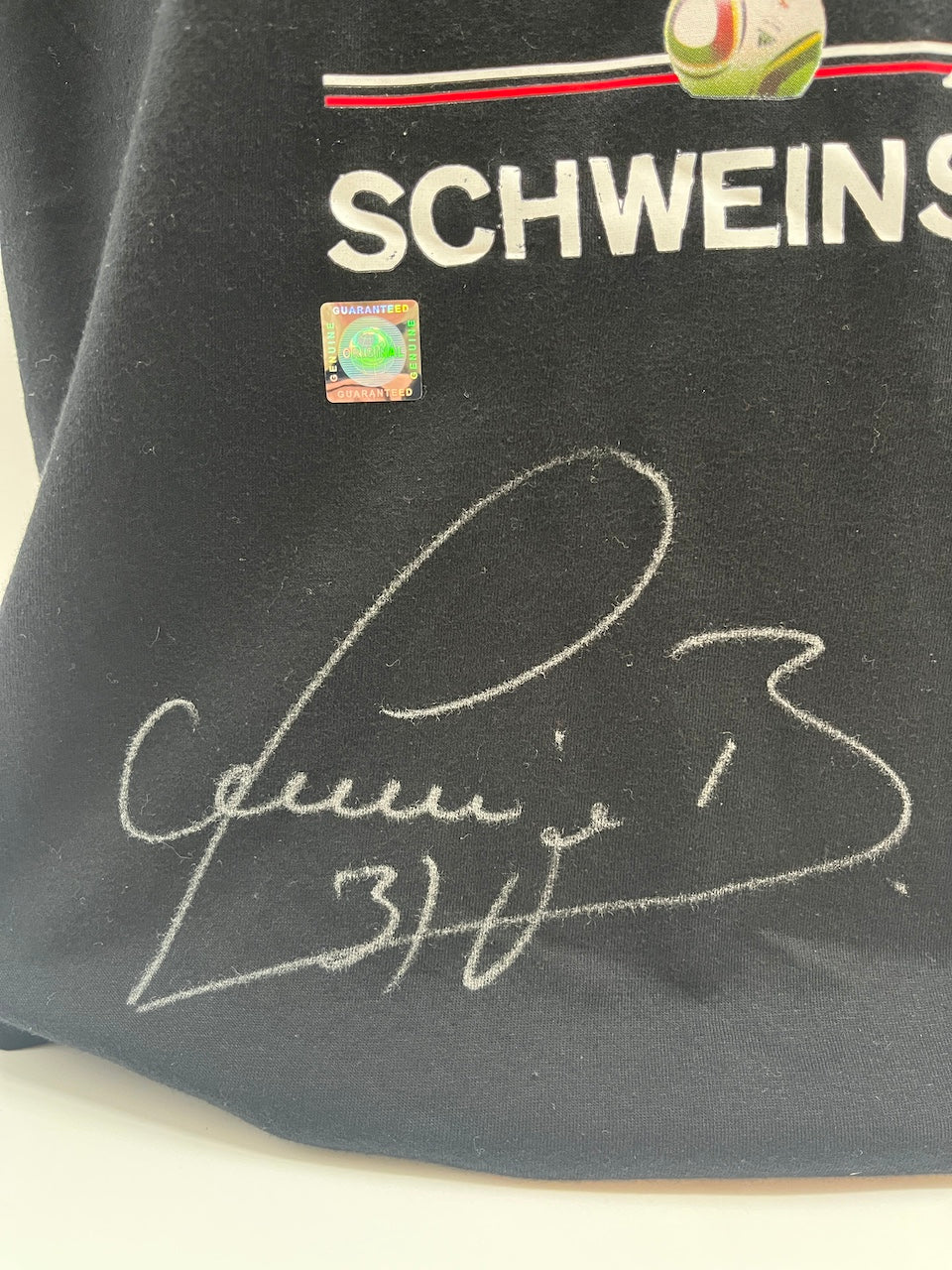 Bayern München T-Shirt Bastian Schweinsteiger signiert Autogramme FCB XL