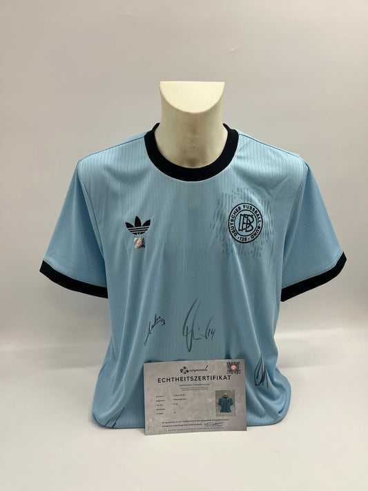 DFB Trikot 2025 signiert von BVB Spielern Autogramm Adidas COA XL