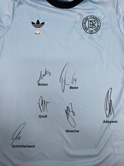 DFB jersey 2025 signed by BVB players autograph Adidas COA XL